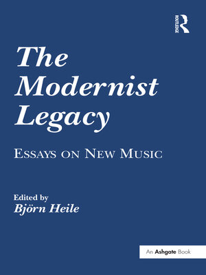 cover image of The Modernist Legacy